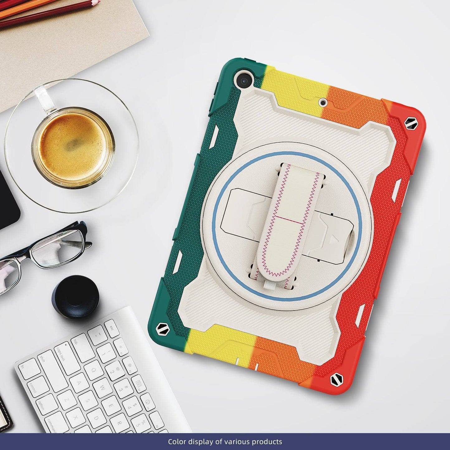 Heavy Duty Case For iPad 10.2 7th 8th 9th 2019 2020 2021 10.2 inch Cover Hand-held Shock Proof Cover Full Body Handle Kids Case-iPad Case-MASCOTS-www.PhoneGuy.com.au