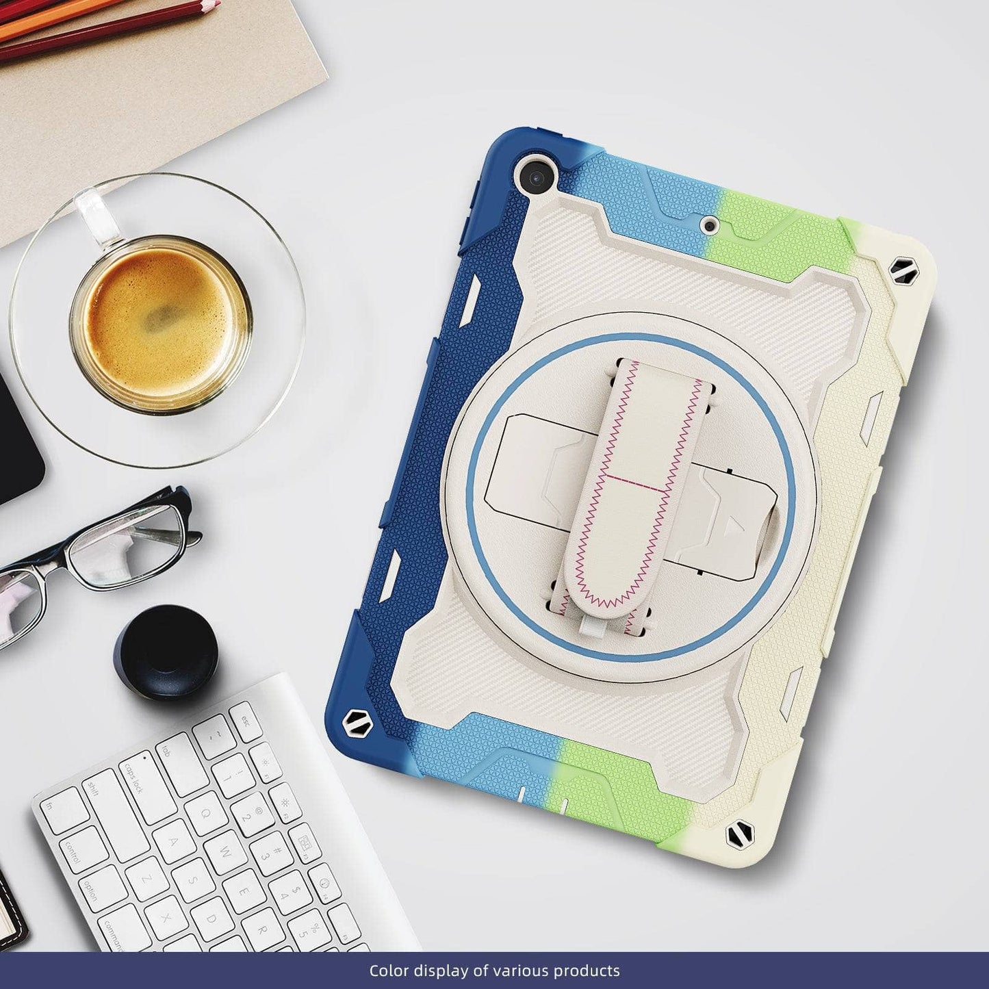 Heavy Duty Case For iPad 10.2 7th 8th 9th 2019 2020 2021 10.2 inch Cover Hand-held Shock Proof Cover Full Body Handle Kids Case-iPad Case-MASCOTS-www.PhoneGuy.com.au