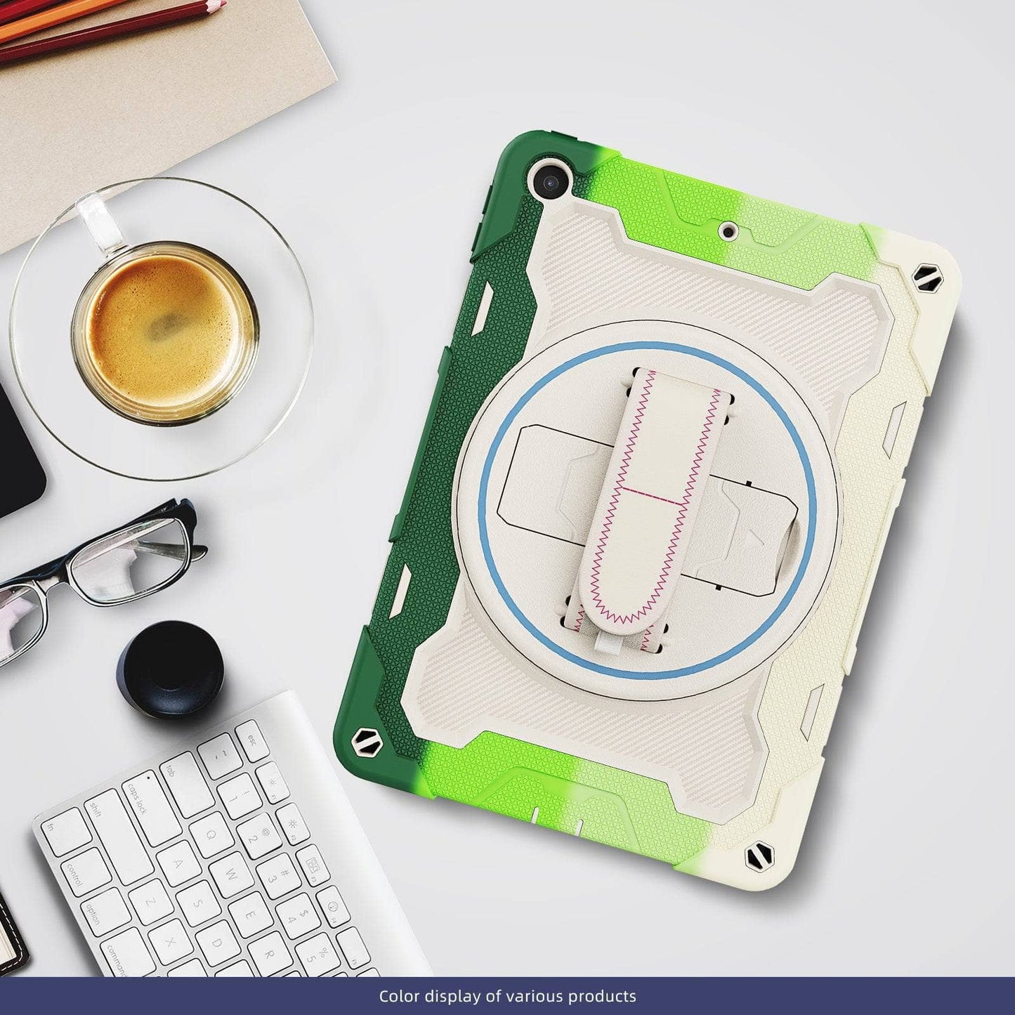 Heavy Duty Case For iPad 10.2 7th 8th 9th 2019 2020 2021 10.2 inch Cover Hand-held Shock Proof Cover Full Body Handle Kids Case-iPad Case-MASCOTS-www.PhoneGuy.com.au