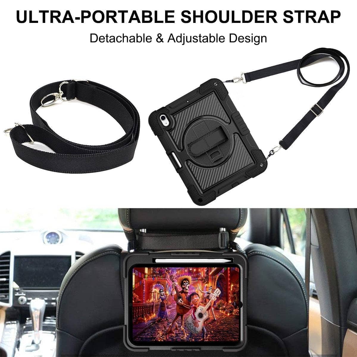 Heavy Duty Shockproof Rugged Protective Cover for iPad 10th Gen 10.9 inch Stand-iPad Case-Generic-www.PhoneGuy.com.au