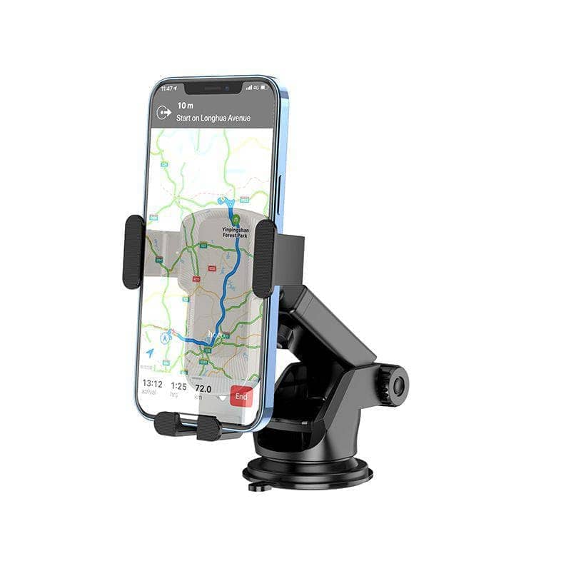 Hoco CA104 Gravity Stretch Car Holder - Black-Holders-Case & Gear - phoneguy.com.au-www.PhoneGuy.com.au