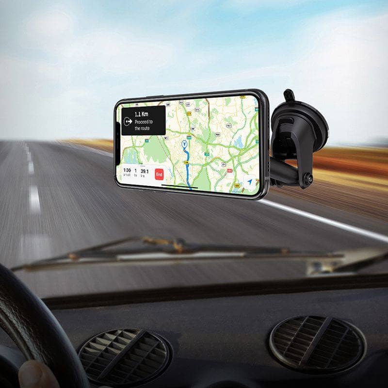 Hoco Super Strong Magnetic Stretch Car Holder - Black-Holders-Case & Gear - phoneguy.com.au-www.PhoneGuy.com.au