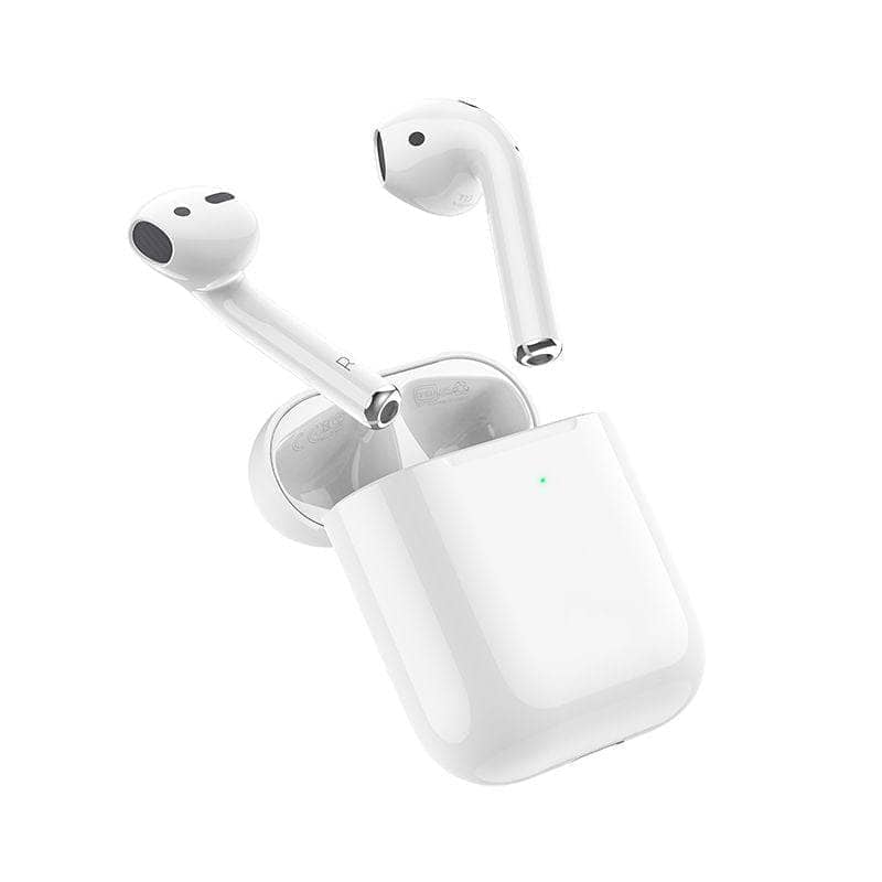 Hoco True Wireless Earphones EW02 Plus - White-earphone-Hoco-www.PhoneGuy.com.au