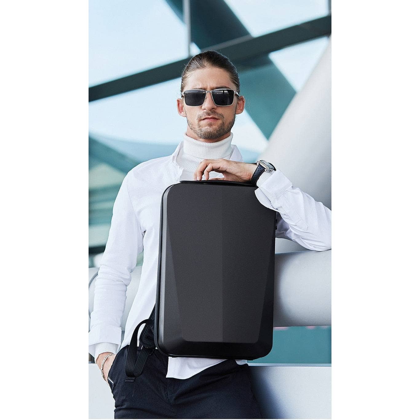 Laptop Backpack For Men Hard Shell New Design USB Charging Anti-stain Anti-thief TSA Lock Waterproof 15.6 inch Laptop Travel Bag-LAPTOP BAG-OZUKO-www.PhoneGuy.com.au