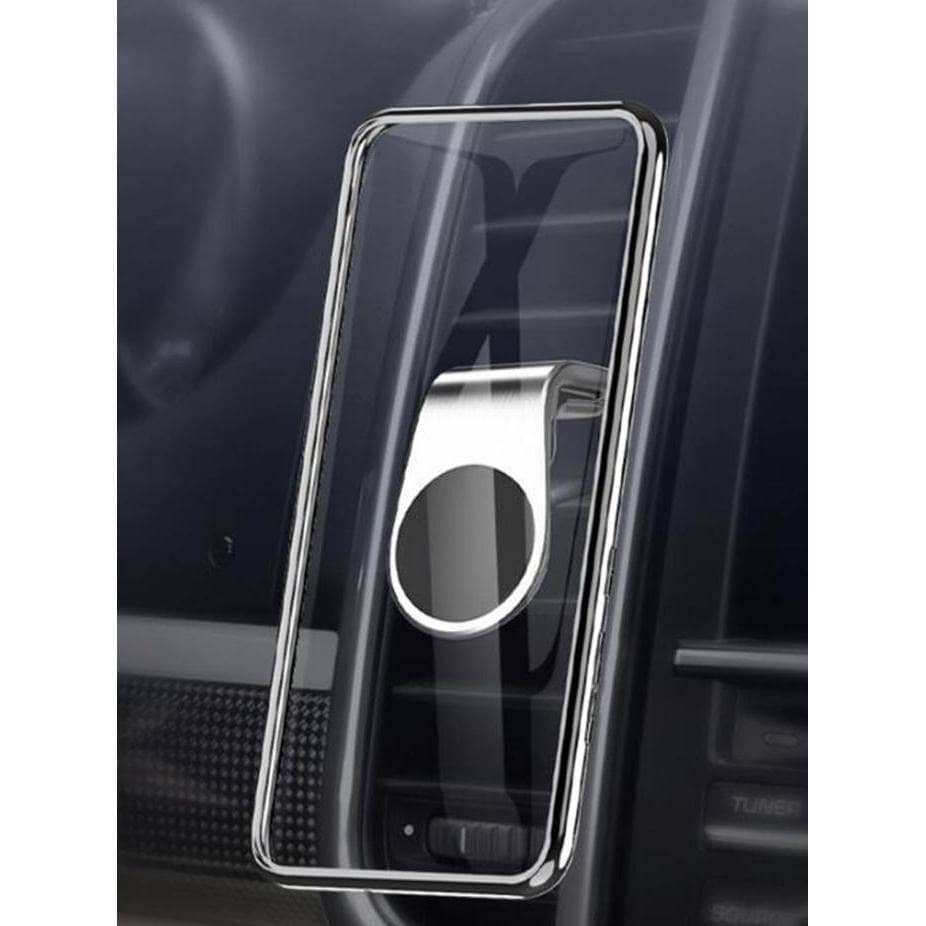 Magnetic Air Vent Car Holder - Black Slim L Shap-Holders-Generic-www.PhoneGuy.com.au