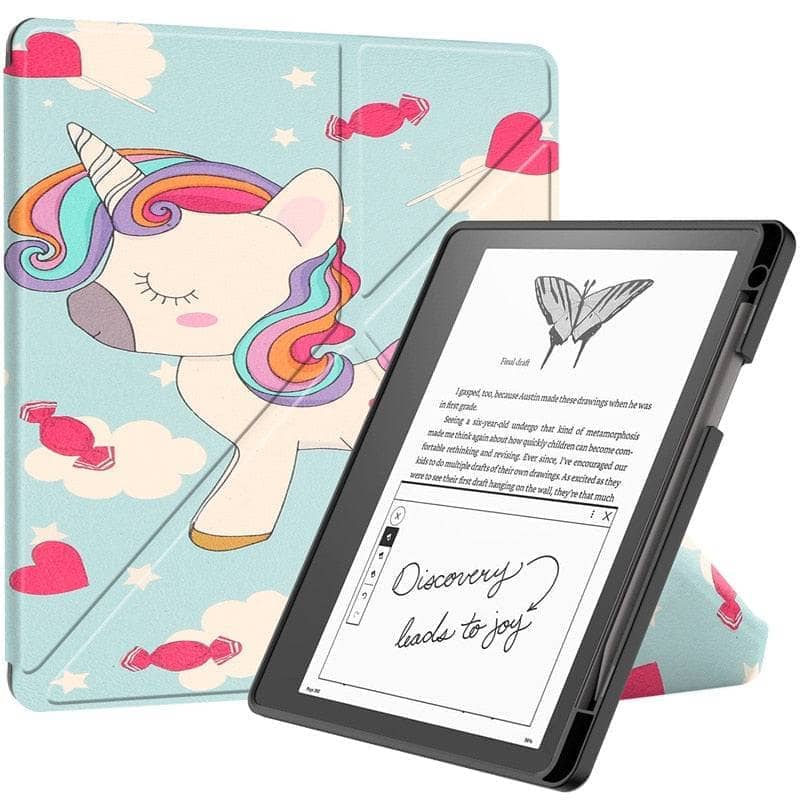 Multi-folding Stand Soft TPU Folio Case For Kindle Scribe 2022 with Auto Sleep/Wake + Pen Holder-Kindle Case-Generic-www.PhoneGuy.com.au