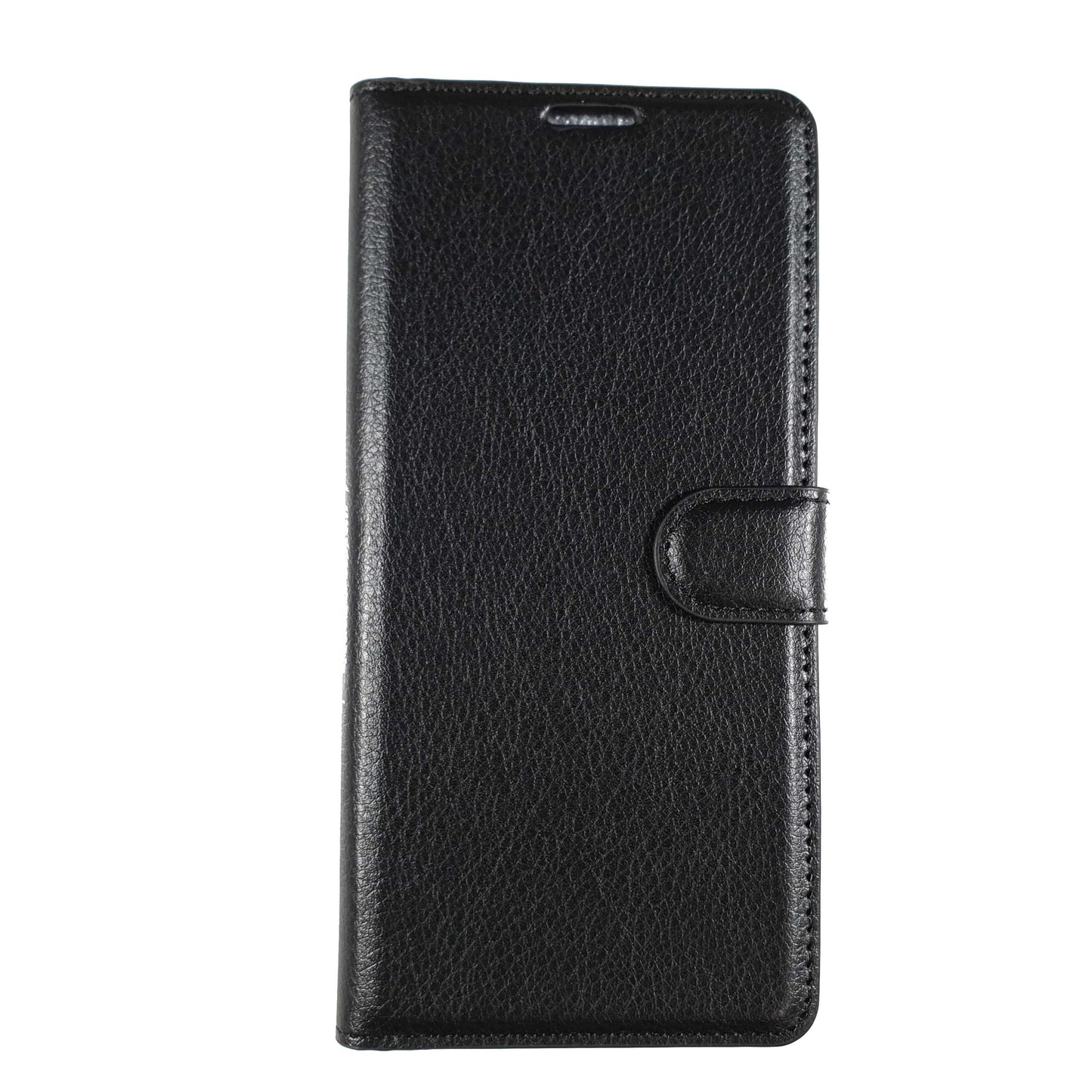 Realme c3 BLACKTECH Wallet Case - Black Folio Cover with ID Cards Pockets Soft Shell-Phone Case-Generic-www.PhoneGuy.com.au