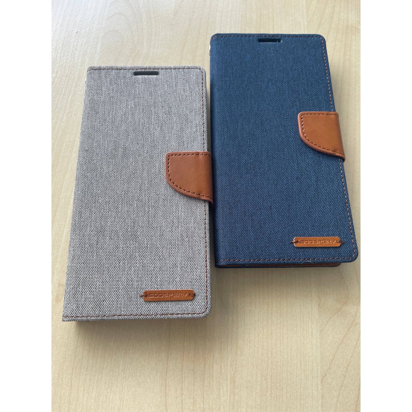 Samsung S22 Ultra/ S22+/ S22 Goospery Canvas Diary Case Wallet ID Flip Pockets-Phone Case-Goospery-www.PhoneGuy.com.au
