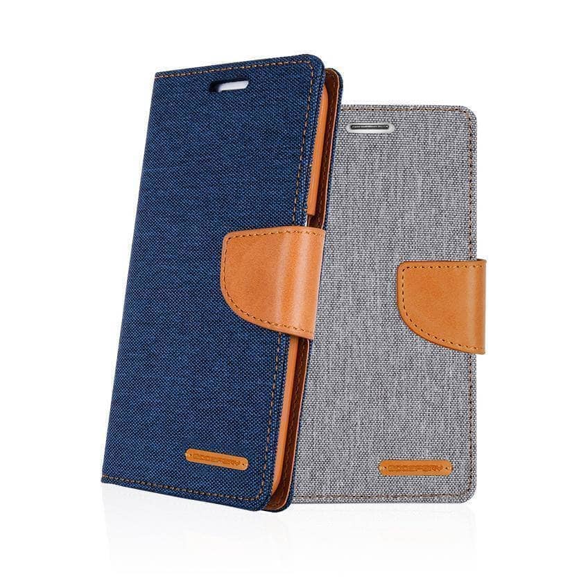 Samsung S22 Ultra/ S22+/ S22 Goospery Canvas Diary Case Wallet ID Flip Pockets-Phone Case-Goospery-www.PhoneGuy.com.au