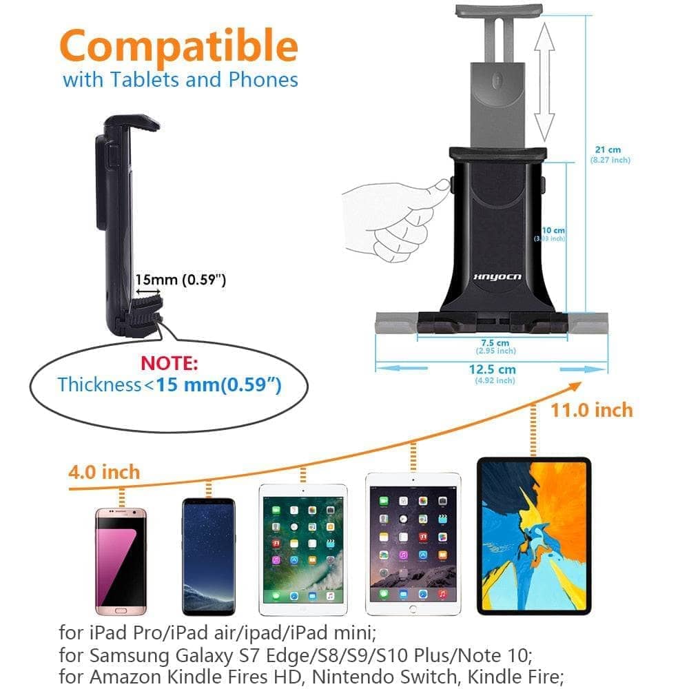 Tablet Car Holder with CD Mount-Holder-XNYOCN-www.PhoneGuy.com.au