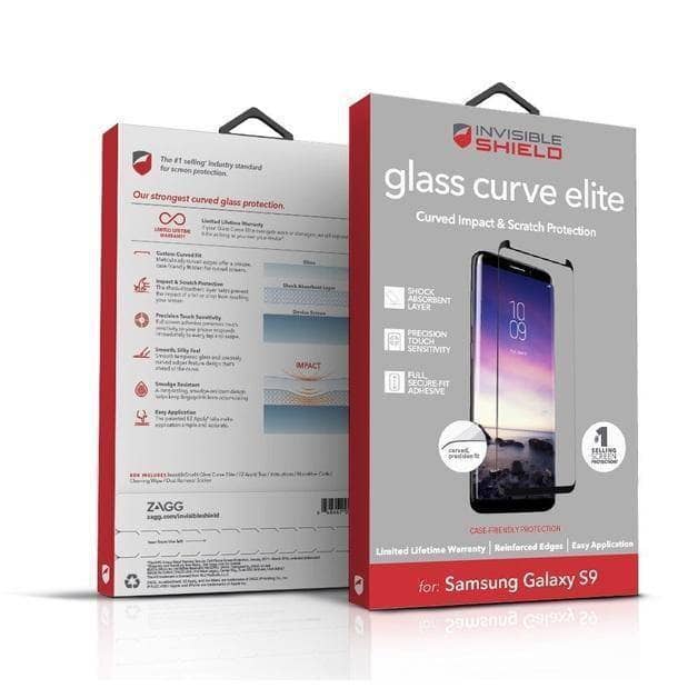 Zagg Invisible Shield Full Glue Tempered Glass Screen Protectors Galaxy S9 S9+-Screen Protector-ZAGG-www.PhoneGuy.com.au