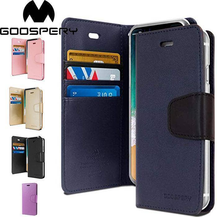iPhone 11 Pro Max Goospery Sonata Diary Wallet Case Pockets ID Protection Folio Flip-Phone Case-Goospery-www.PhoneGuy.com.au