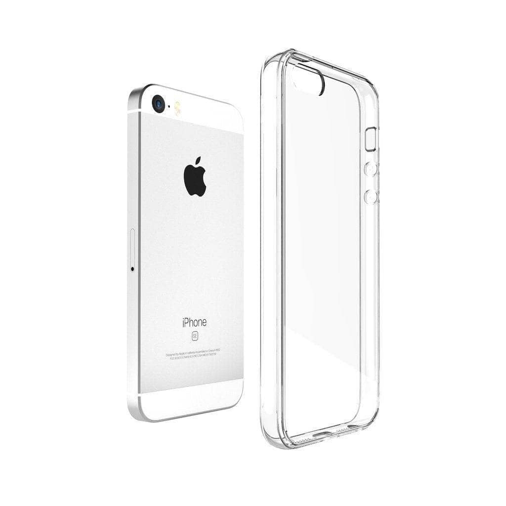 iPhone Xs Max XR iPhone 8 Plus 7+ 6S+ SE Clear Rubber Back Case Slim Skin-Phone Case Clear Rubber-Generic-www.PhoneGuy.com.au