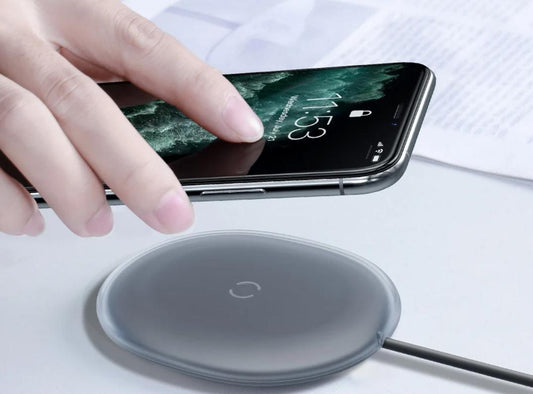 Baseus Qi Wireless Charger for iPhone Samsung Airpods [15W Ultra Thin Compact Best Value]