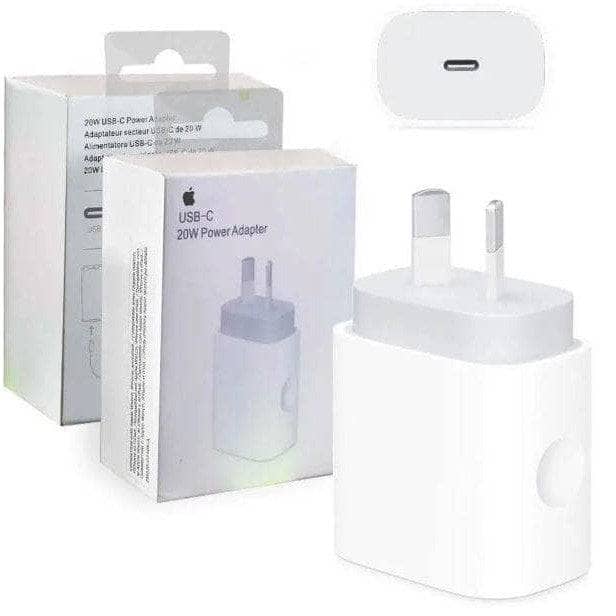 Apple 20W PD USB Type C Quick Fast Charging AU Wall Plug Charger Power Adapter-Case & Gear - phoneguy.com.au-www.PhoneGuy.com.au