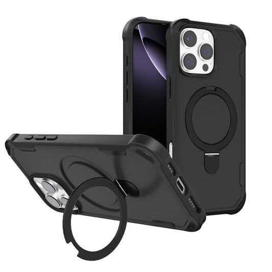 BLACKTECH A1 Military Ring Stand Case (MagSafe Compatible) for S26 Series-Case & Gear - phoneguy.com.au-www.PhoneGuy.com.au