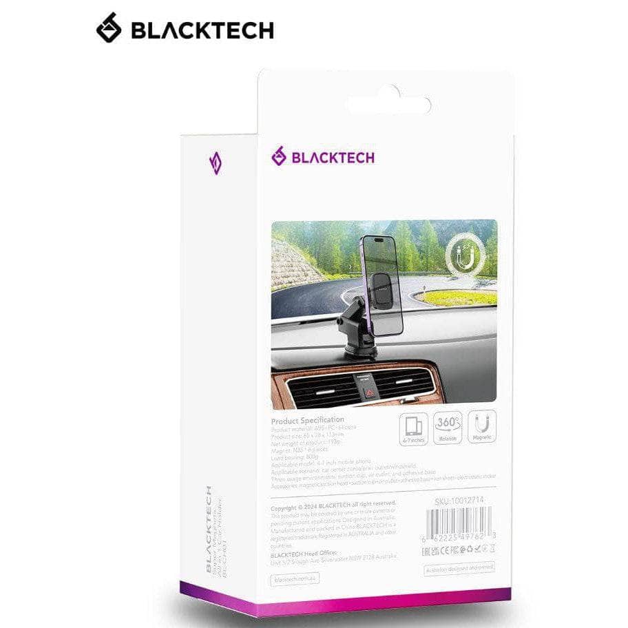 BLACKTECH BL-CH01 Super Magnetic All in 1 Car Holder - Black-Case & Gear - phoneguy.com.au-www.PhoneGuy.com.au