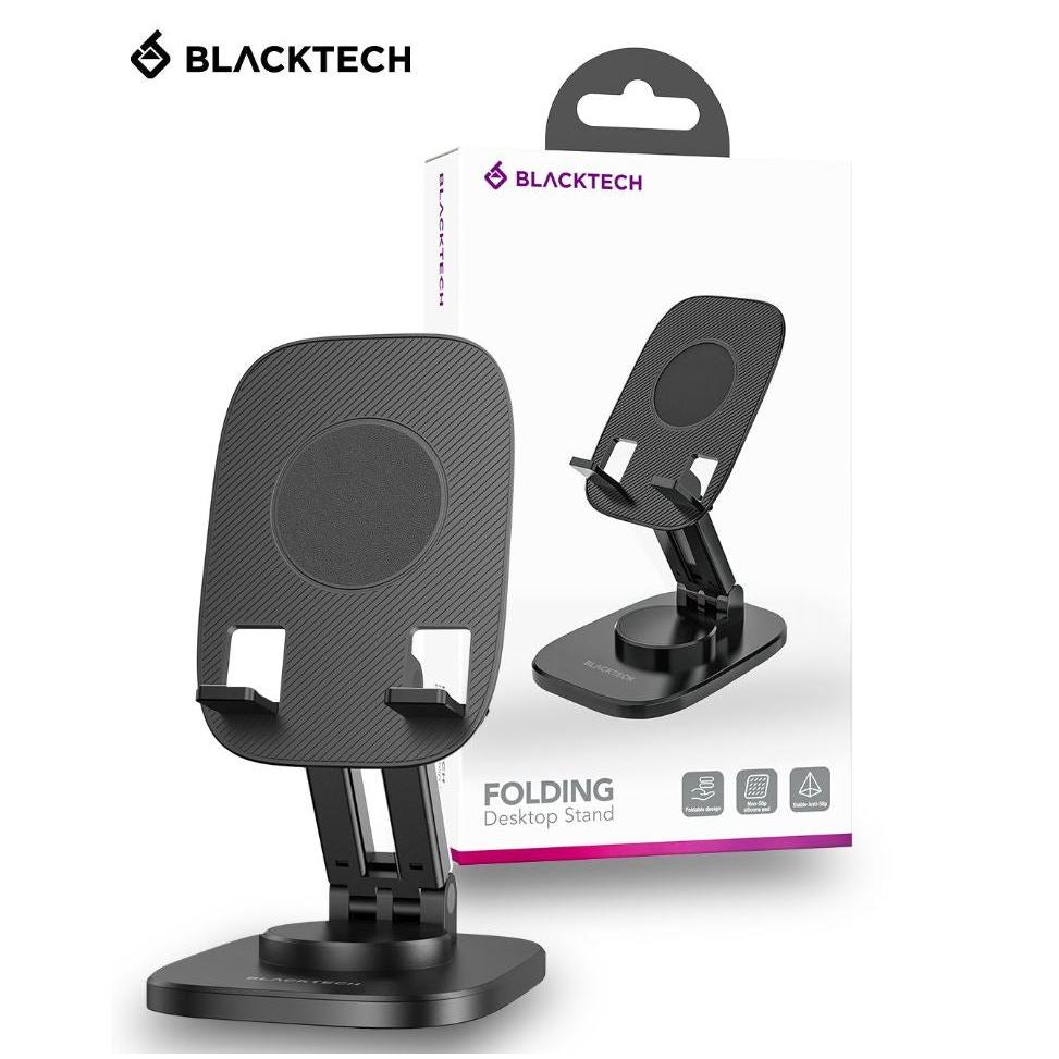 BLACKTECH BL-DH13 Folding Desktop Stand - Black-Case & Gear - phoneguy.com.au-www.PhoneGuy.com.au