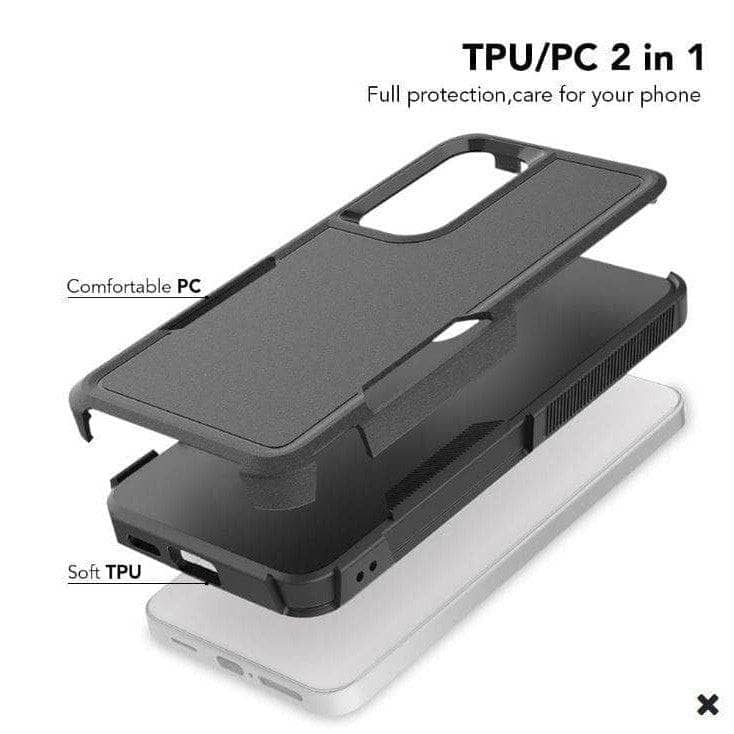 BLACKTECH Commuter Case for Samsung A35/A55 (2024 model)-Blacktech-www.PhoneGuy.com.au