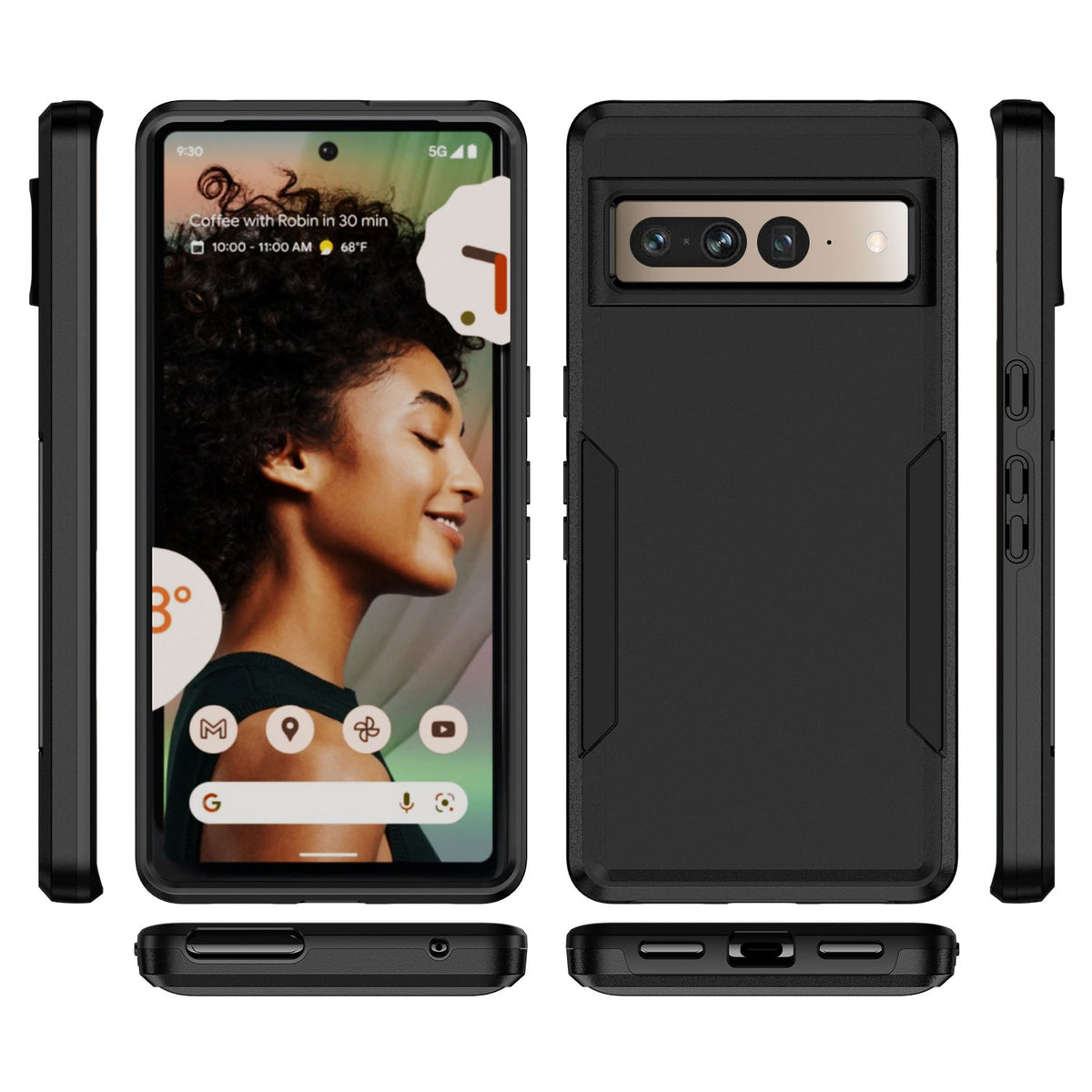 BLACKTECH Commuter Case for Samsung Galaxy A27 - Black - Case & Gear - phoneguy.com.au