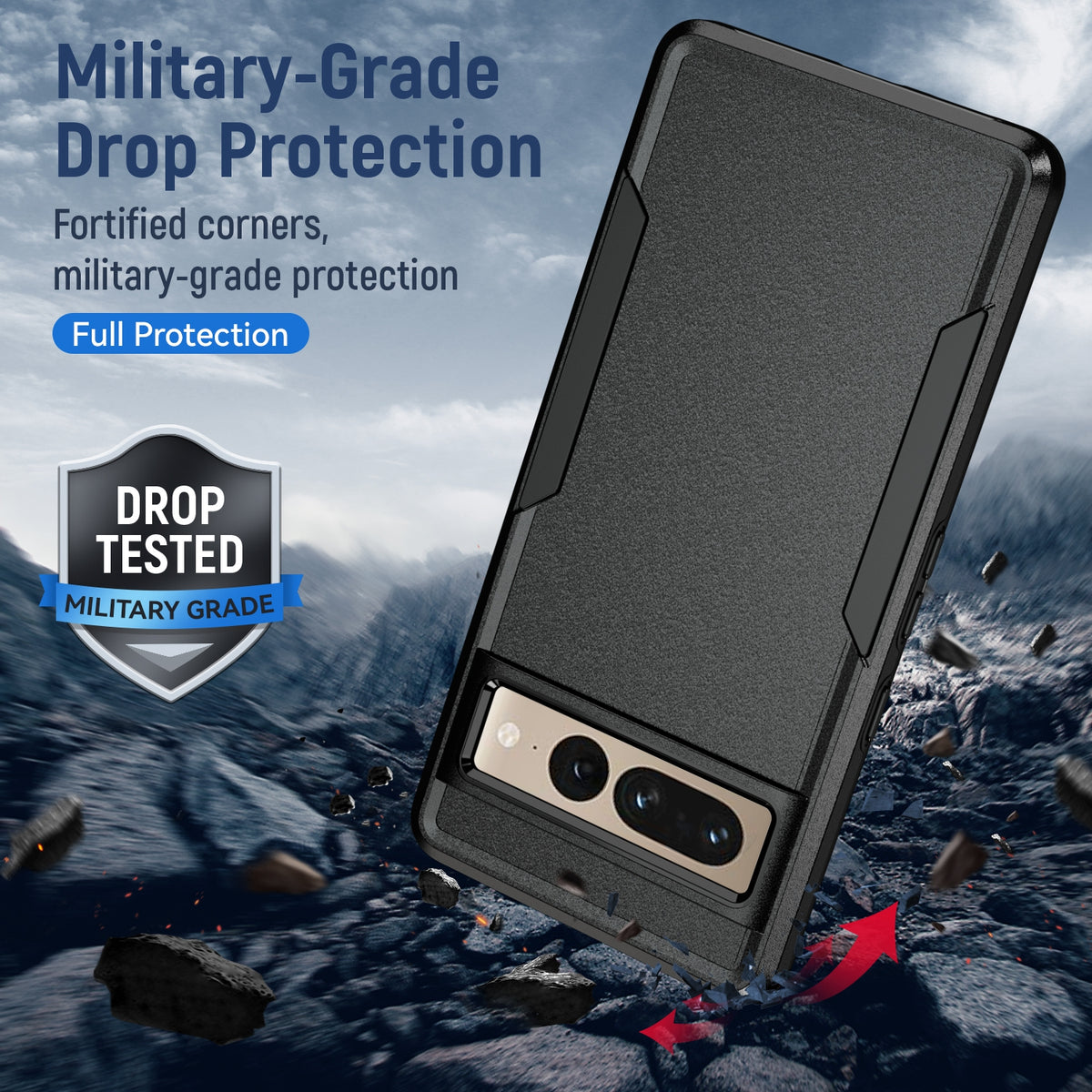 BLACKTECH Commuter Case for Samsung Galaxy A27 - Black - Case & Gear - phoneguy.com.au