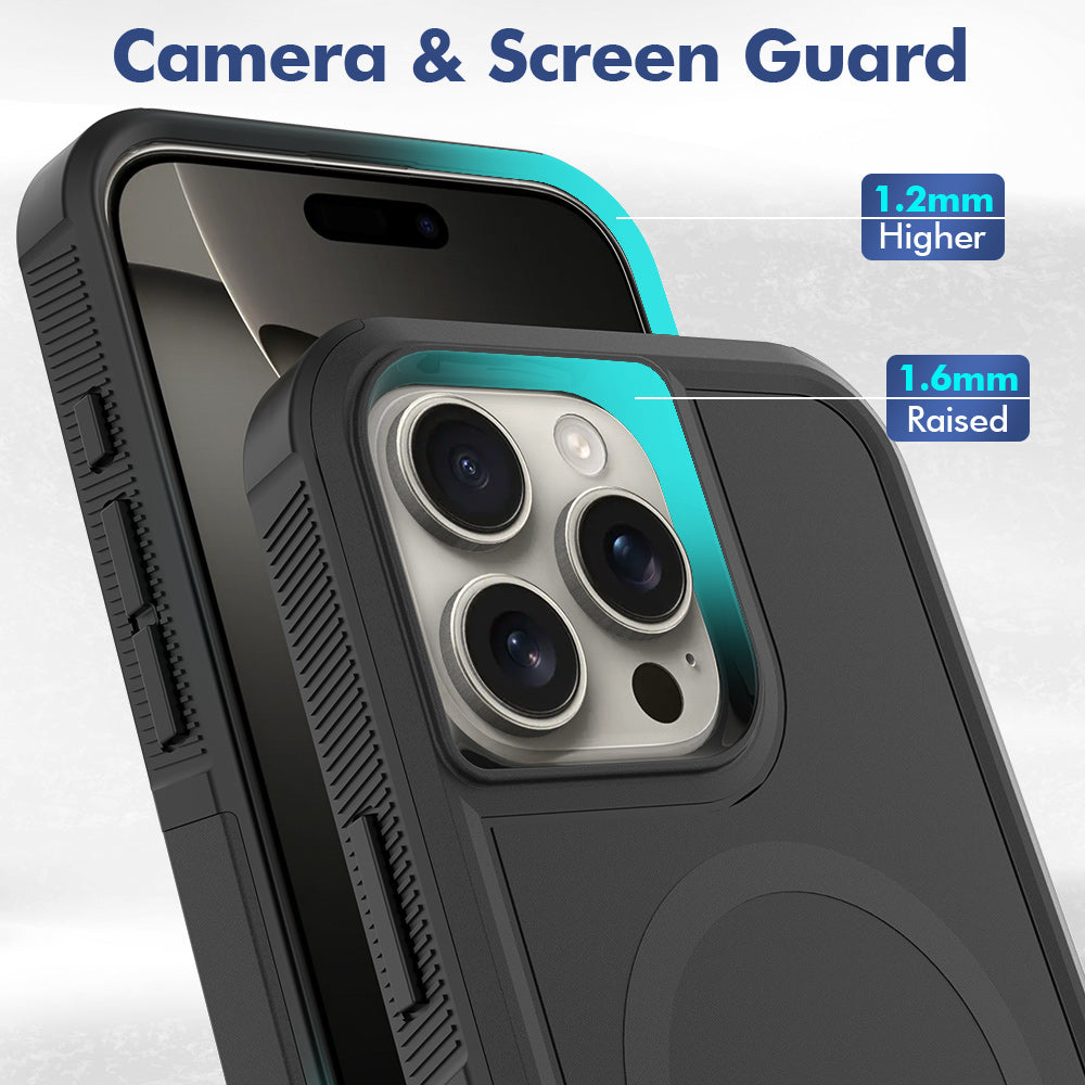 BLACKTECH Commuter Case for Samsung Galaxy S25 FE / S26 FE (MagSafe Compatible) - Black - Case & Gear - phoneguy.com.au