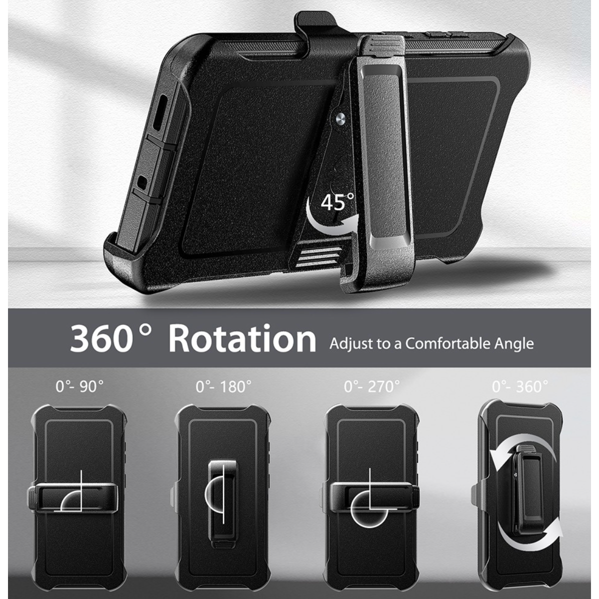 BLACKTECH Defender with Separable Clip (MagSafe Compatible) for S26 Series-Case & Gear - phoneguy.com.au-www.PhoneGuy.com.au