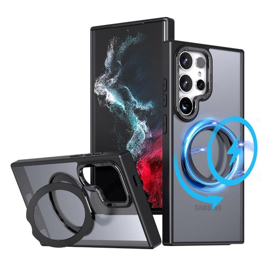 BLACKTECH Flex Wave Magnetic Ring Stand Case for Samsung S25 Ultra/ S25/ S25+-Case & Gear - phoneguy.com.au-www.PhoneGuy.com.au