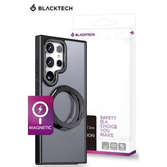 BLACKTECH Flex Wave Magnetic Ring Stand For Samsung S24 Ultra-Case & Gear - phoneguy.com.au-www.PhoneGuy.com.au