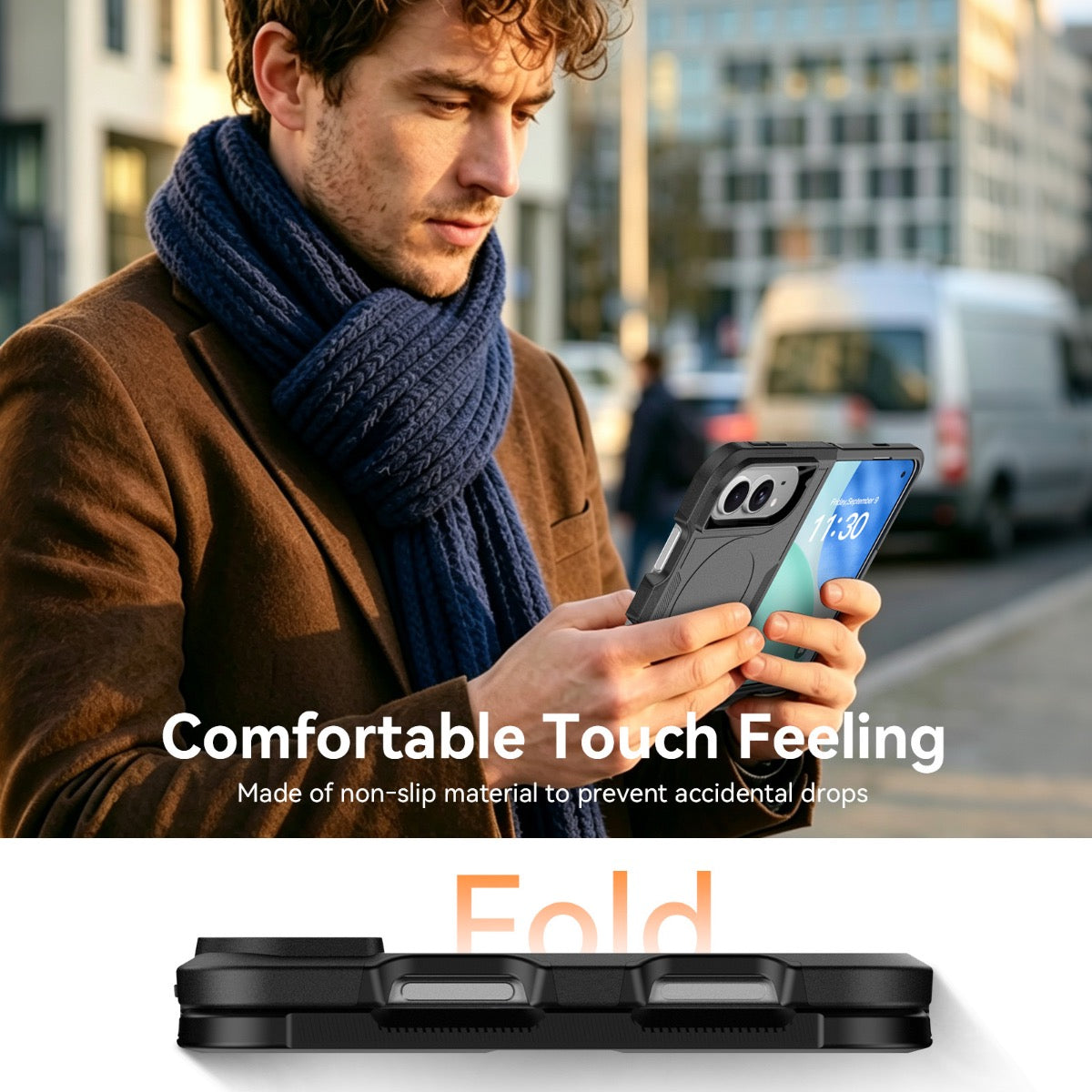 BLACKTECH G3 Commuter Case for iPhone Duo (MagSafe Compatible) - Black-Phone Case-Case & Gear - phoneguy.com.au-www.PhoneGuy.com.au