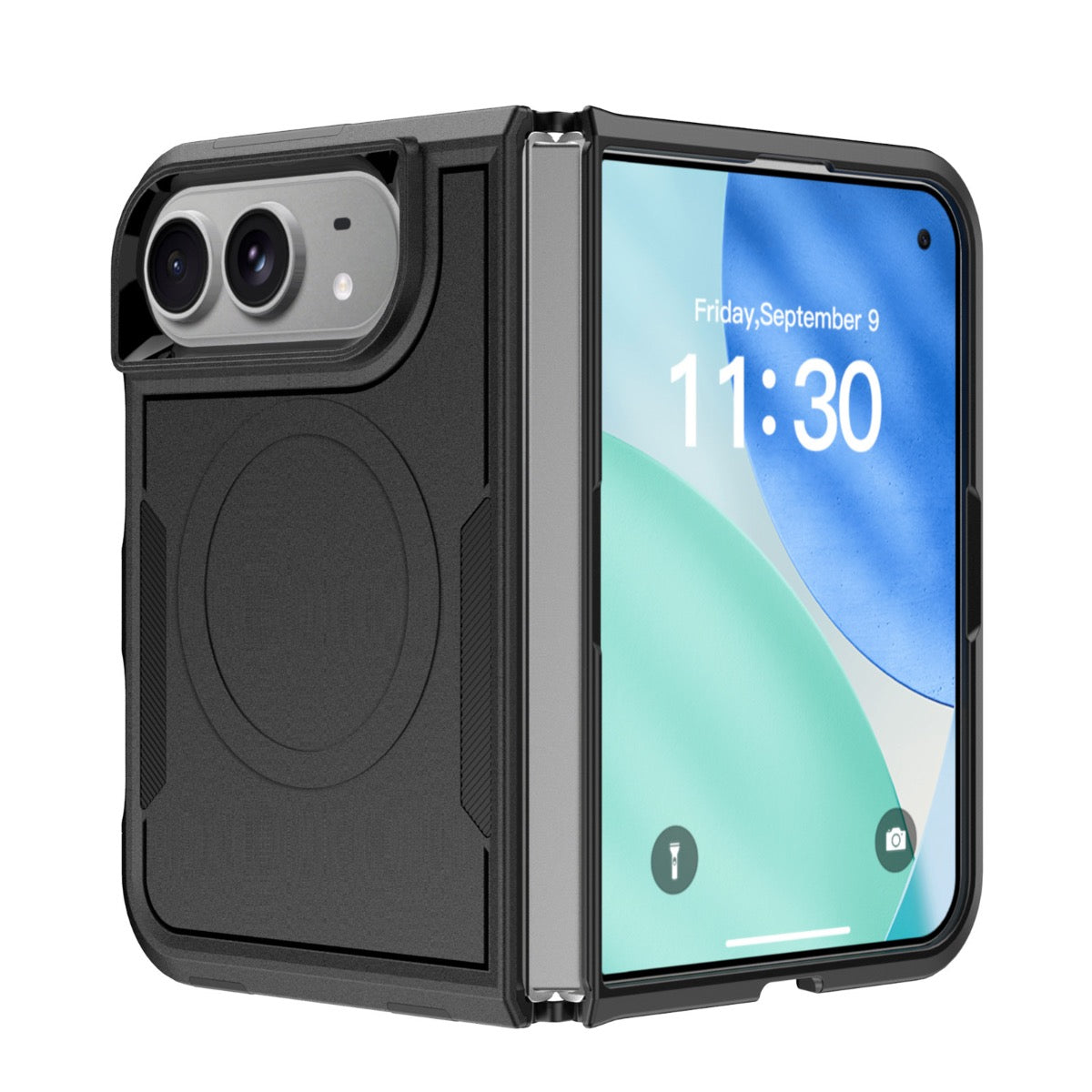 BLACKTECH G3 Commuter Case for iPhone Duo (MagSafe Compatible) - Black-Phone Case-Case & Gear - phoneguy.com.au-www.PhoneGuy.com.au
