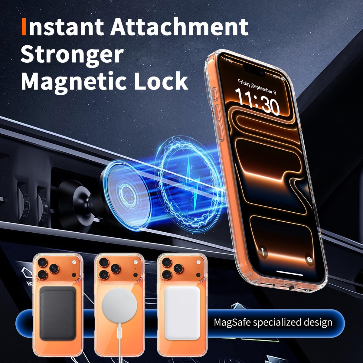BLACKTECH Mag Case for Samsung Galaxy A27 (MagSafe Compatible) - Clear - Case & Gear - phoneguy.com.au