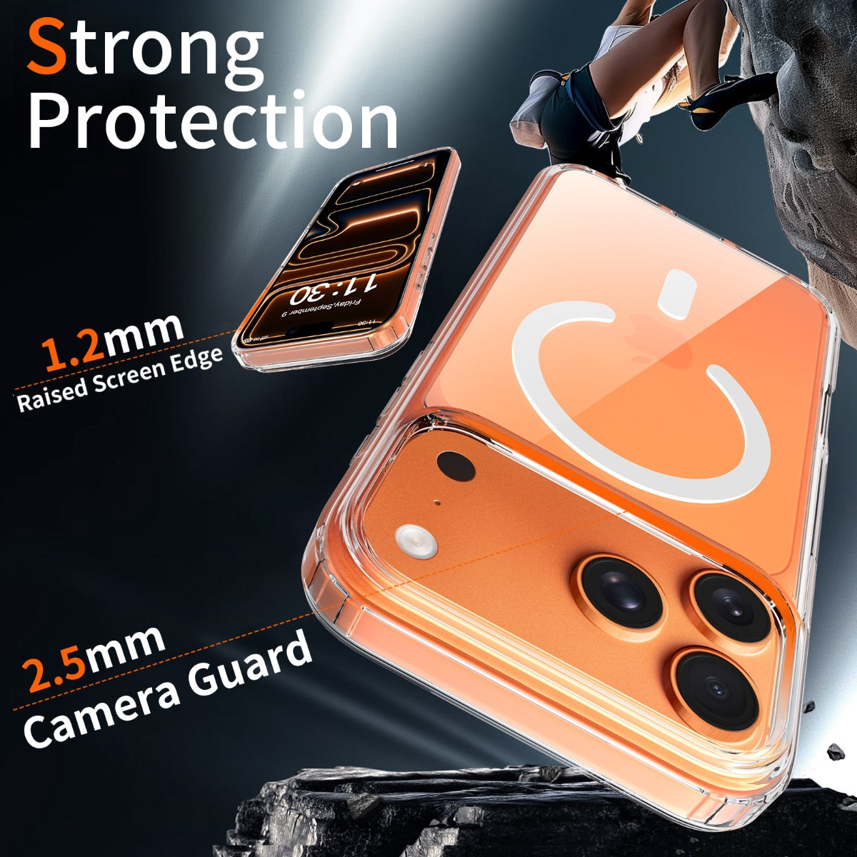 BLACKTECH Mag Case for Samsung Galaxy A27 (MagSafe Compatible) - Clear - Case & Gear - phoneguy.com.au