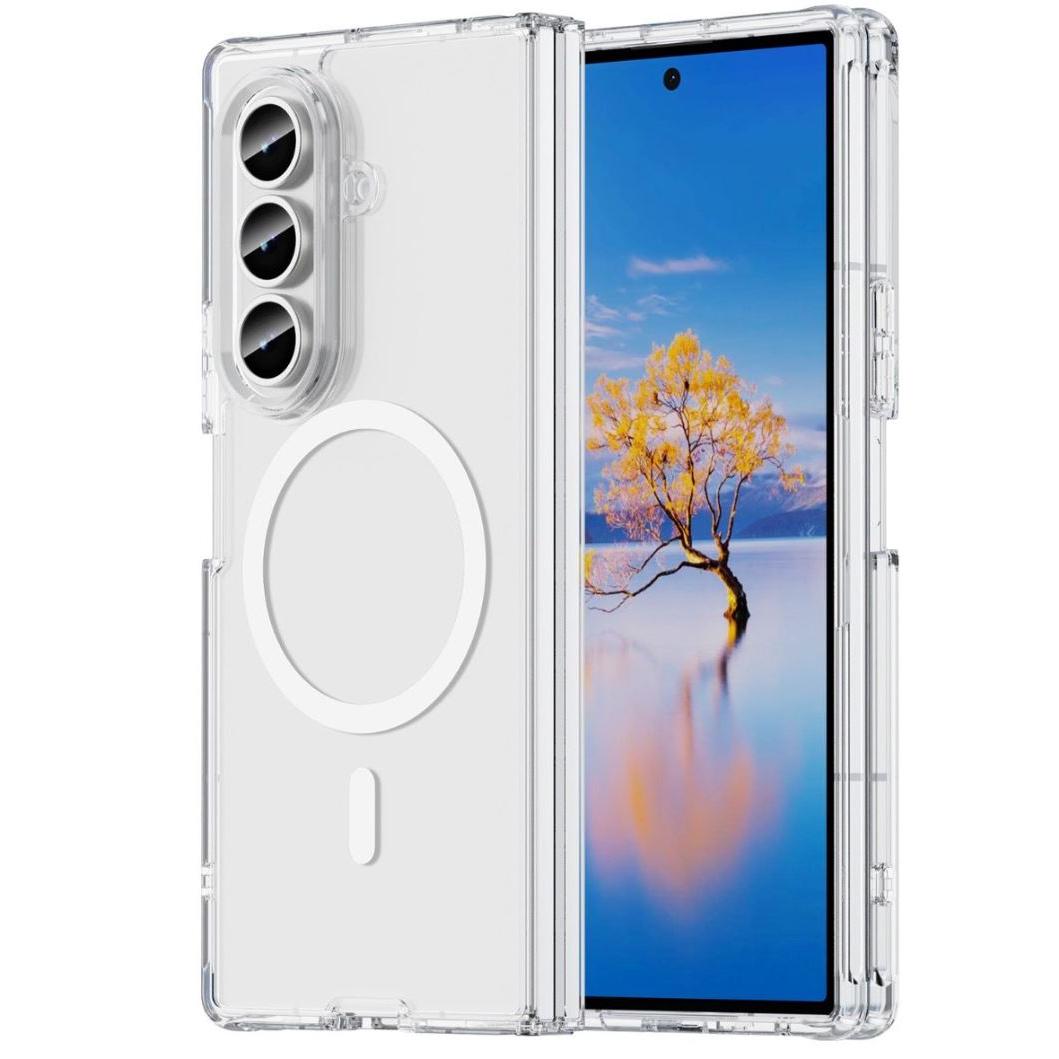 BLACKTECH Mag Case for Samsung Galaxy Z Fold 7 (MagSafe Compatible) - Clear-Case & Gear - phoneguy.com.au-www.PhoneGuy.com.au
