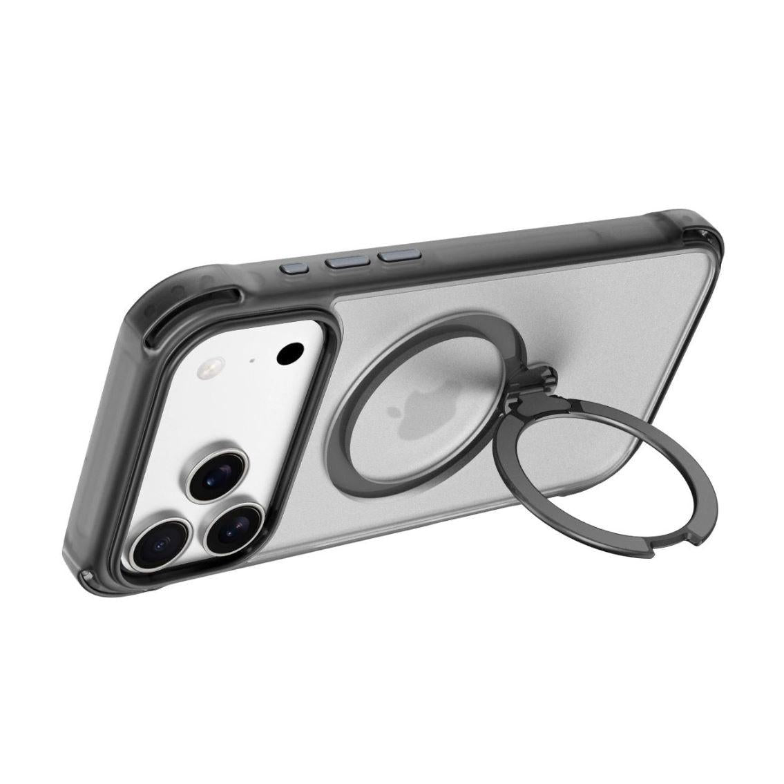BLACKTECH Obsidian Ring Case for iPhone 17 Series (MagSafe Compatible) - Black-Case & Gear - phoneguy.com.au-www.PhoneGuy.com.au