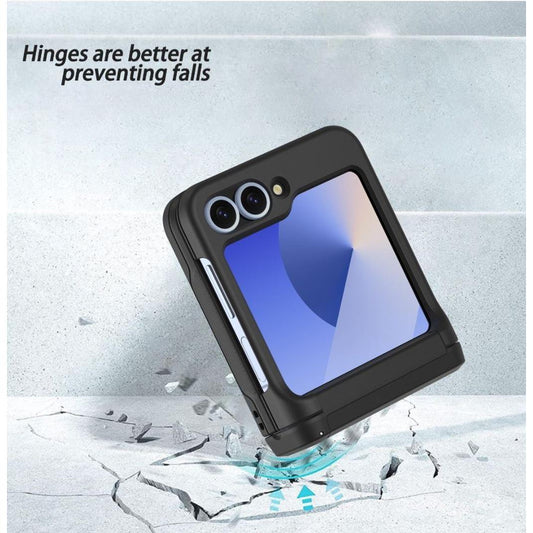 BLACKTECH ProCard KickStand Case for Samsung Galaxy Z Flip 7 - Black-Case & Gear - phoneguy.com.au-www.PhoneGuy.com.au