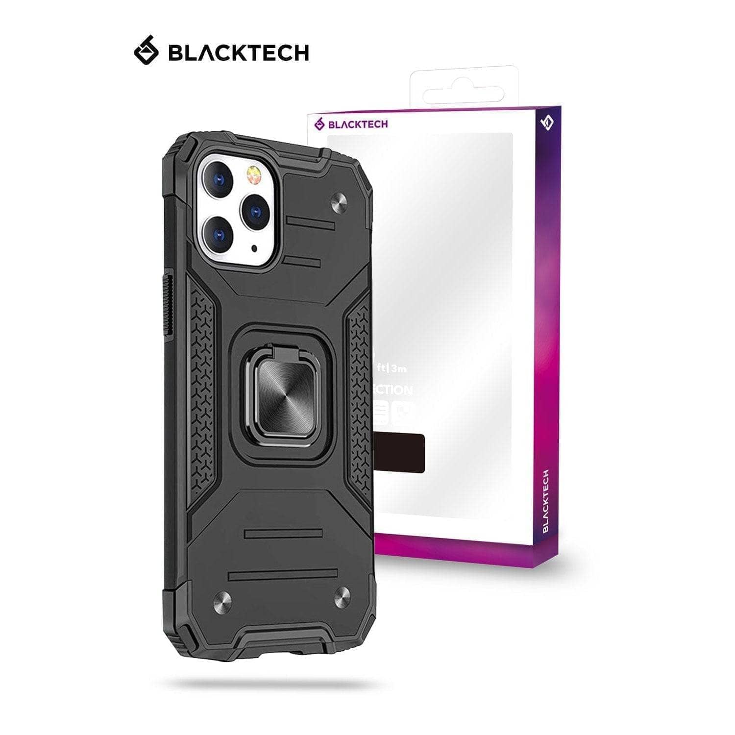 BLACKTECH Robot Magnet Case For iPhone 15/ 14 series-Phone Case-BLACKTECH-www.PhoneGuy.com.au