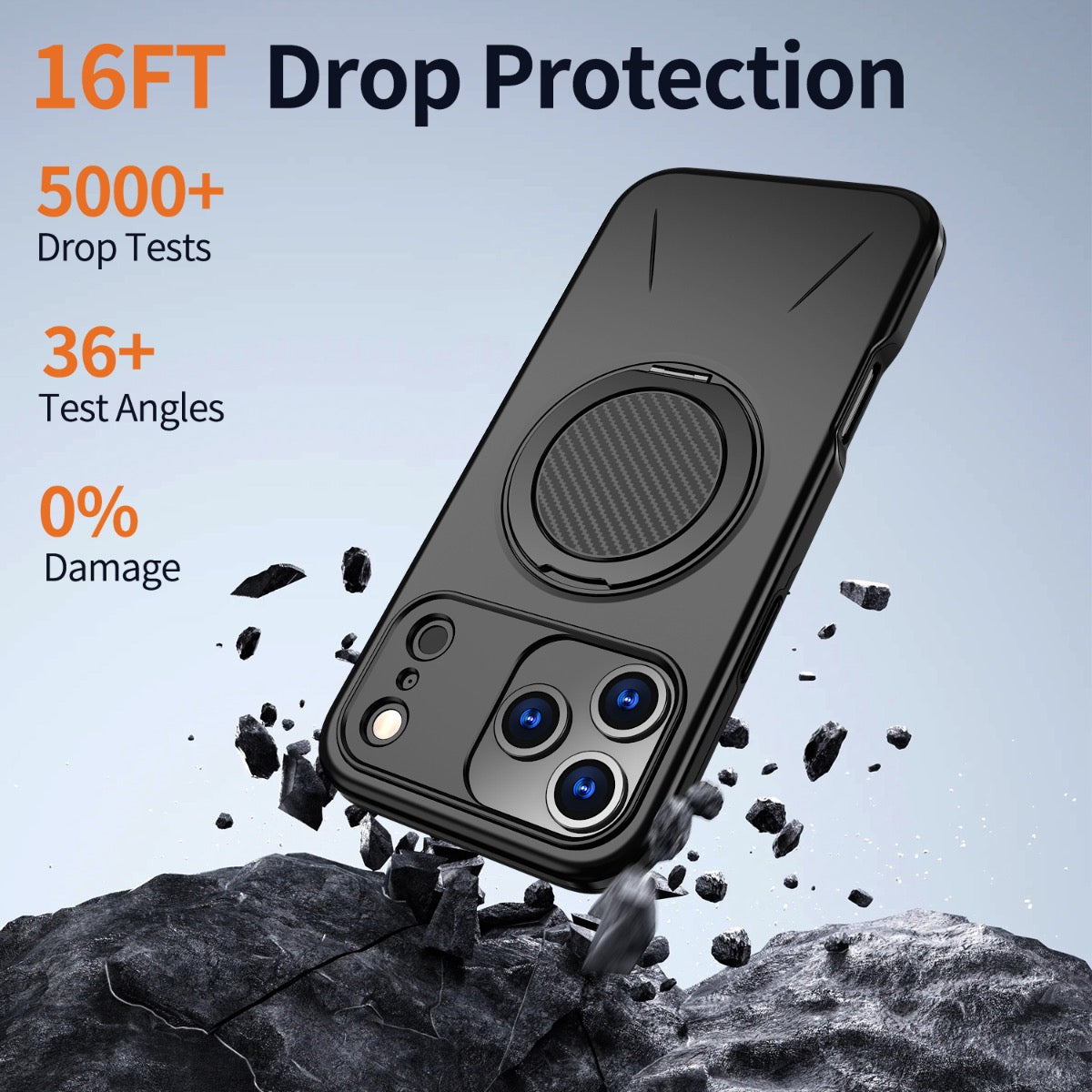 BLACKTECH Sentinel X Ring Case for Samsung Galaxy A27 (MagSafe Compatible) - Black - Case & Gear - phoneguy.com.au