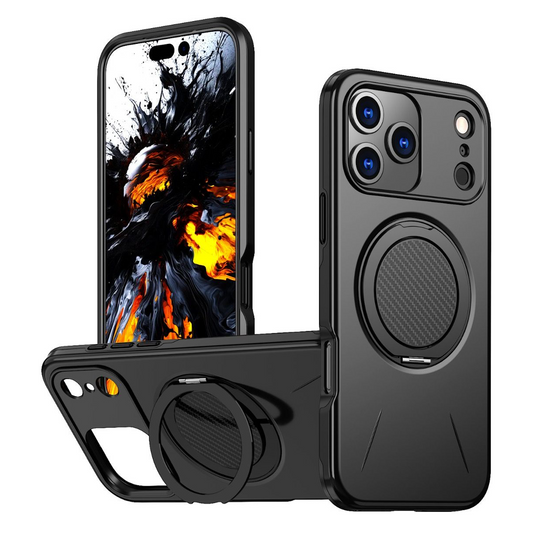 BLACKTECH Sentinel X Ring Case for Samsung Galaxy S25 FE / S26 FE (MagSafe Compatible) - Black-Case & Gear - phoneguy.com.au-www.PhoneGuy.com.au