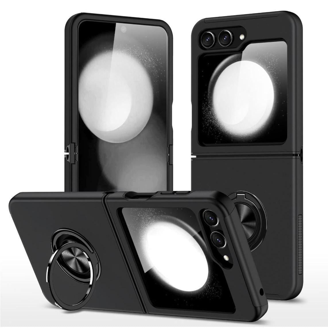 BLACKTECH Slim Style Magnetic Ring Stand Case for Samsung Galaxy Z Fold 7/ Flip 7-Case & Gear - phoneguy.com.au-www.PhoneGuy.com.au