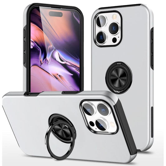 BLACKTECH Slim Style Magnetic Ring Stand Case for iPhone 17 Series-Case & Gear - phoneguy.com.au-www.PhoneGuy.com.au