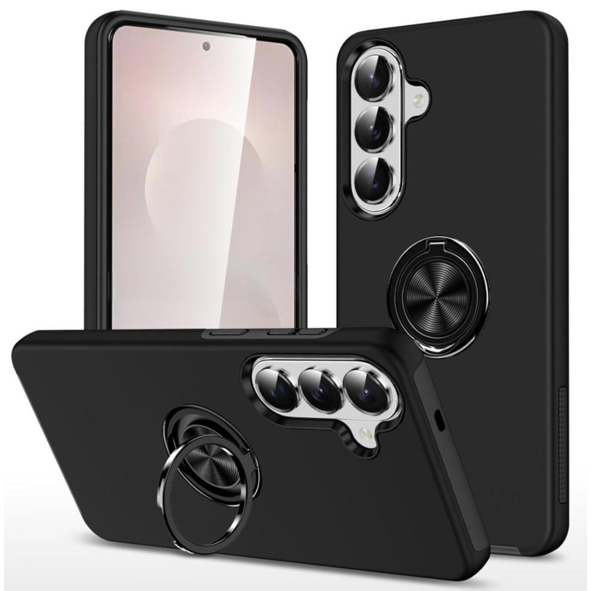 BLACKTECH Slim Style Magnetic Ring Stand for S26 Ultra/ S26/ S26+-Case & Gear - phoneguy.com.au-www.PhoneGuy.com.au
