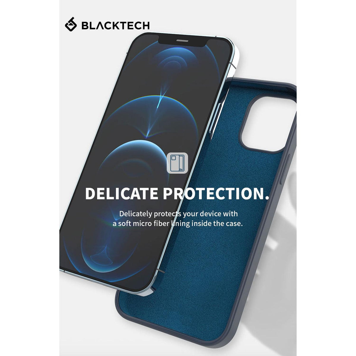 BLACKTECH Soft Feeling With Soft Micro Fiber Case for Samsung Galaxy A27 - Black - Case & Gear - phoneguy.com.au