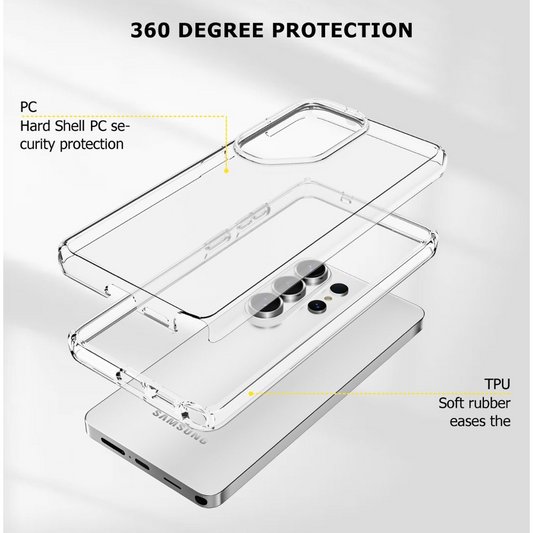 BLACKTECH Stay Clear Case for Samsung Galaxy A37 / A57 - Clear-Case & Gear - phoneguy.com.au-www.PhoneGuy.com.au