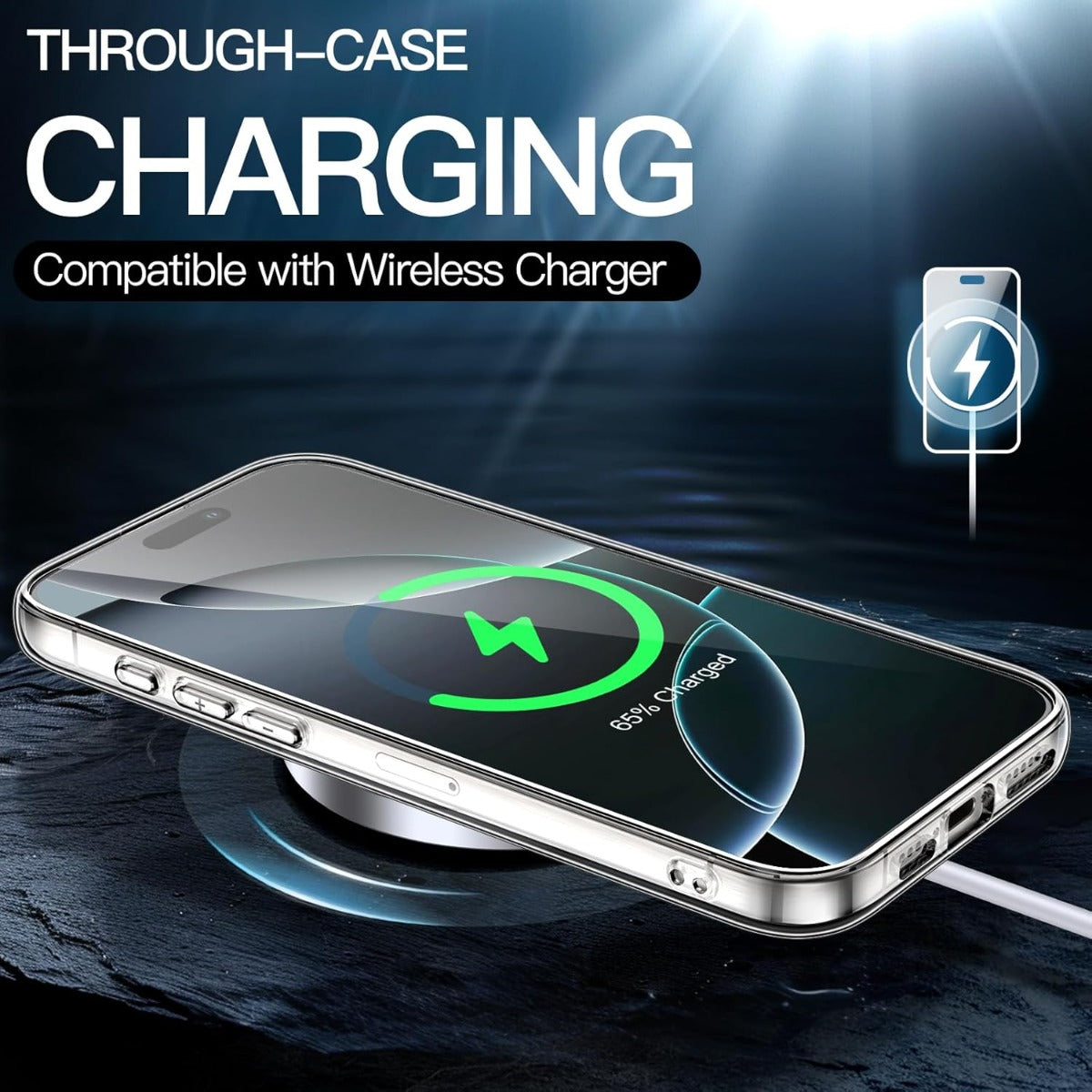 BLACKTECH Thick Silicone Case for Samsung Galaxy A27 - Clear - Case & Gear - phoneguy.com.au