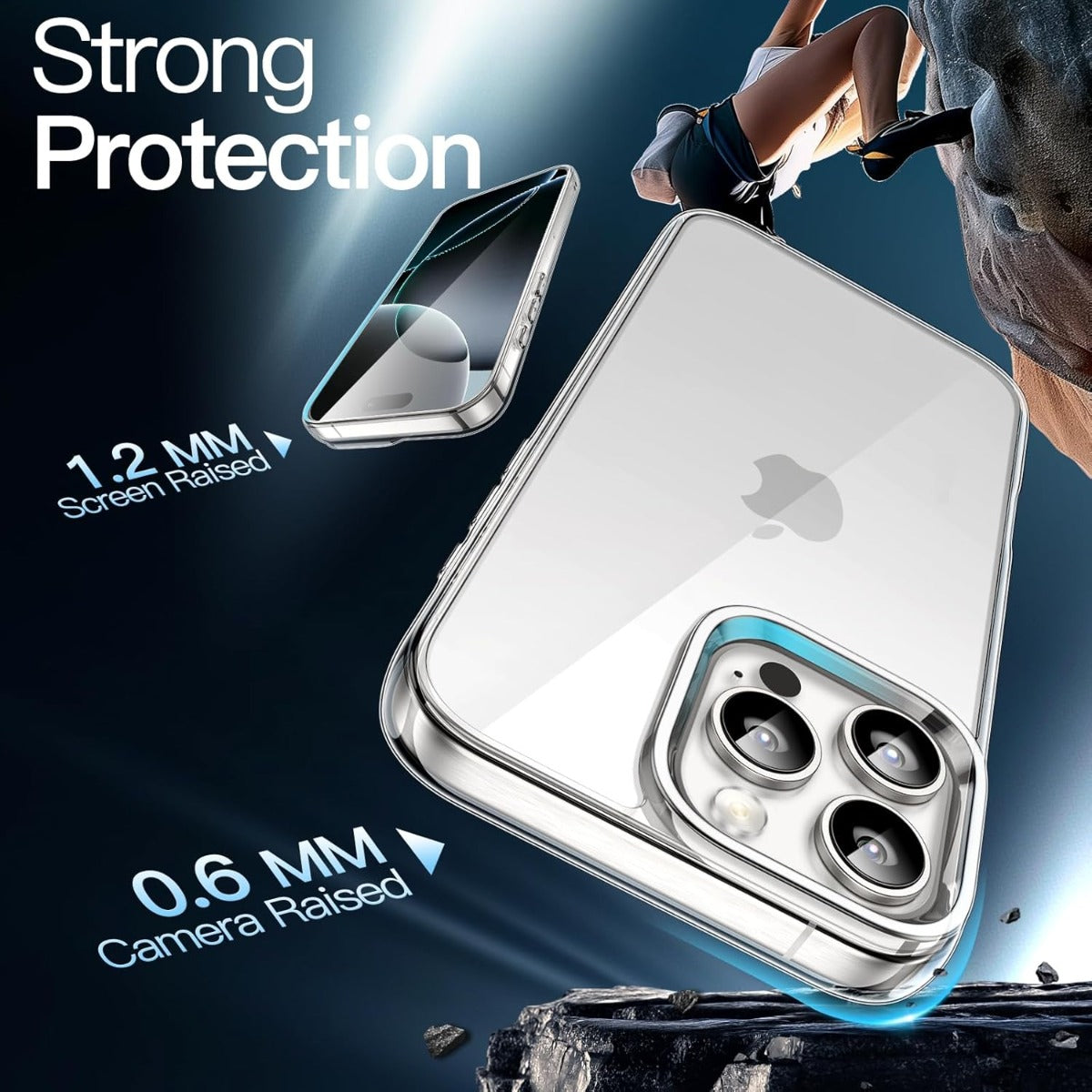 BLACKTECH Thick Silicone Case for Samsung Galaxy A27 - Clear - Case & Gear - phoneguy.com.au