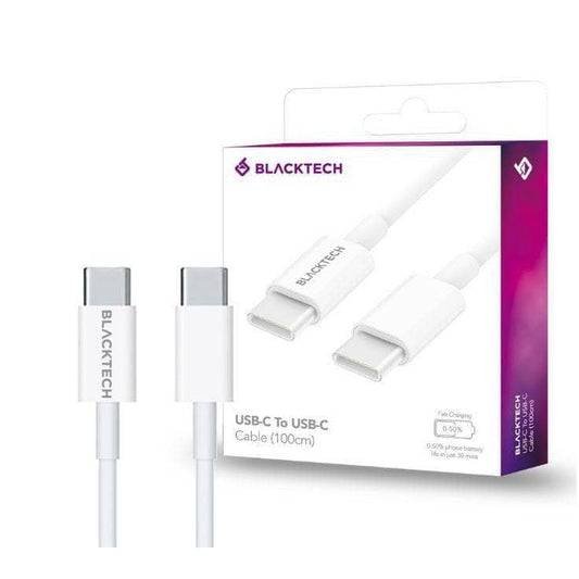 BLACKTECH USB-C To USB-C 65W Fast Charging Cable-Charging - Cables-Blacktech-www.PhoneGuy.com.au