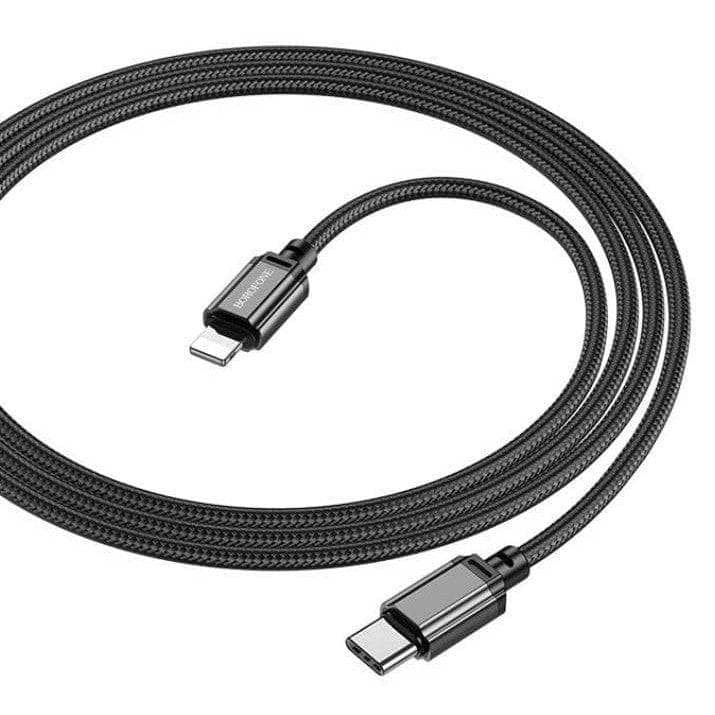 BOROFONE 20W 1 meter Type C to Lightning Cable Data Fast Charge-Case & Gear - phoneguy.com.au-www.PhoneGuy.com.au
