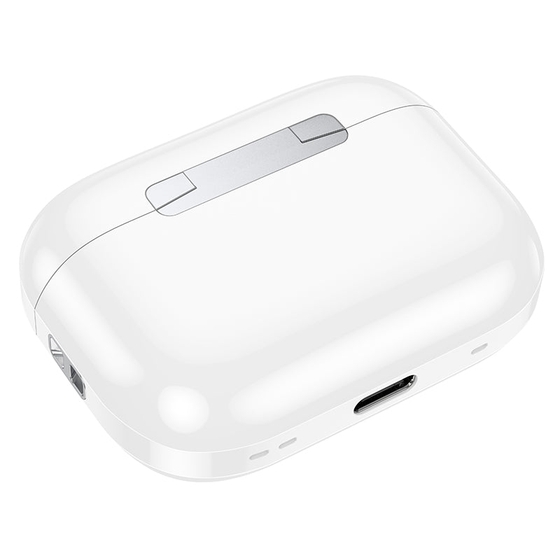 BOROFONE BW95 Cancion Clip-on True Wireless Bluetooth Headset - White-Audio-Case & Gear - phoneguy.com.au-www.PhoneGuy.com.au