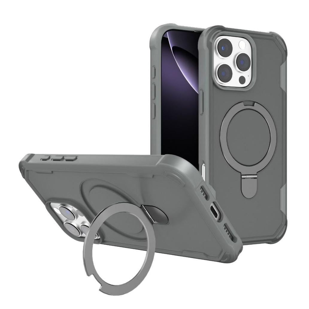 Blacktech A1 Military Ring Stand Case (MagSafe Compatible) for iPhone 17 Series-Case & Gear - phoneguy.com.au-www.PhoneGuy.com.au